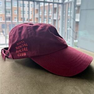 Anti Social Social Club Maroon Hat